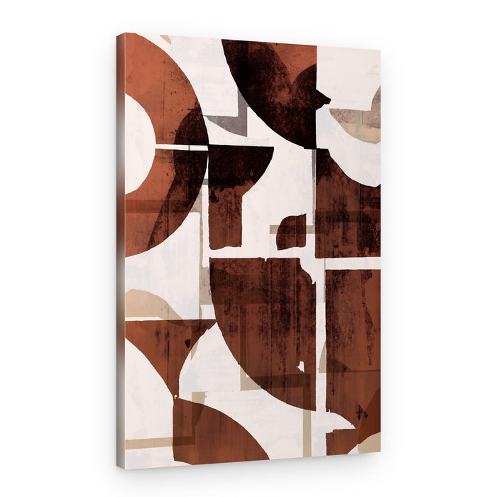 Earthy Geometric Forms – Canvas Print