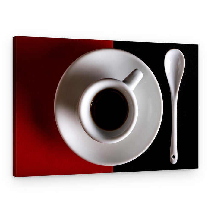 Bold Espresso Moment – Canvas Print