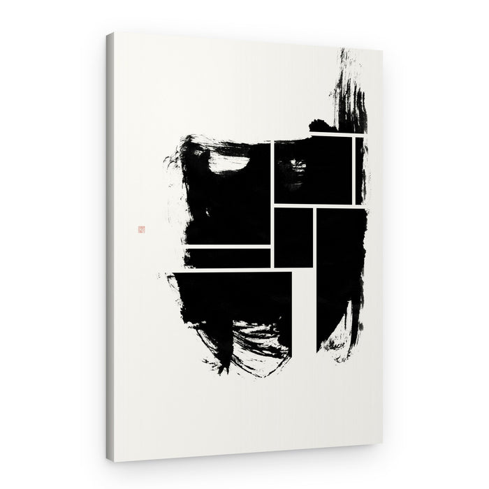 Bold Geometric Ink – Canvas Print