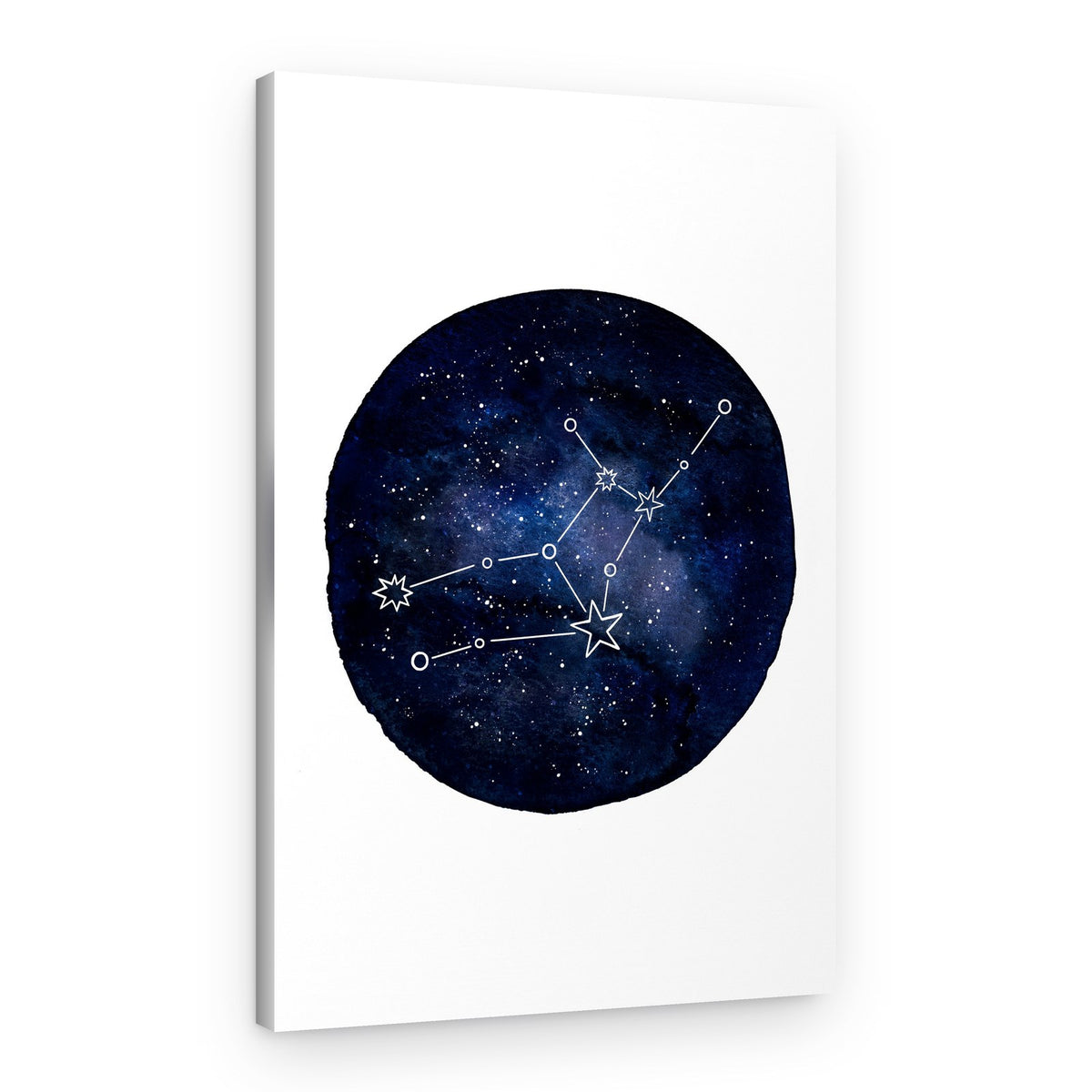 Virgo Constellation Night Sky – Canvas Print
