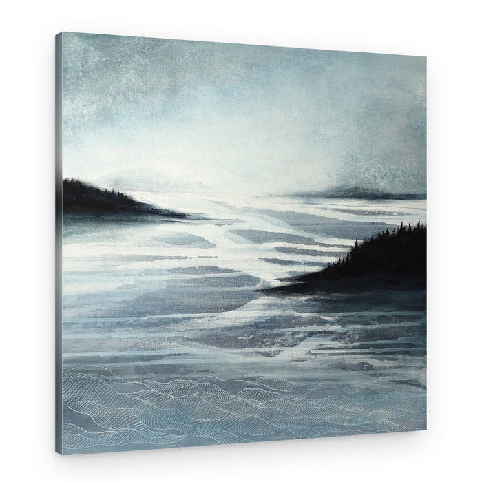 Misty Mountain Waters – Canvas Print