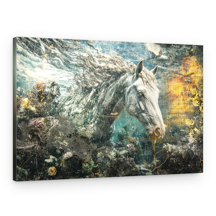 Underwater Fantasy Horse – Canvas Print