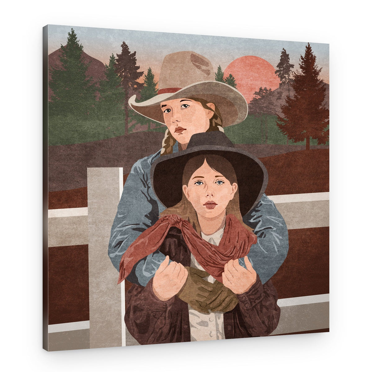 Sunset Riders – Canvas Print