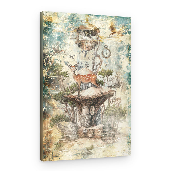 Fantasy Deer Island – Canvas Print