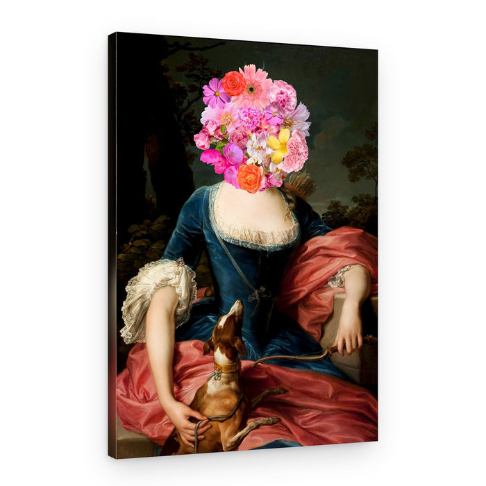 Blossom Visage – Canvas Print