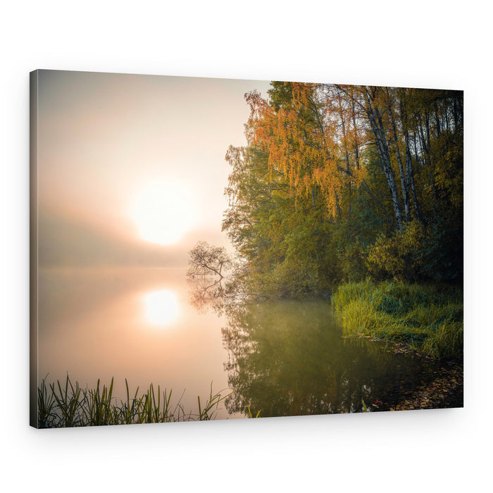Golden Lake Sunrise – Canvas Print
