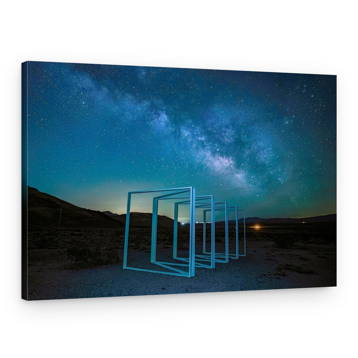 Celestial Frames Night – Canvas Print