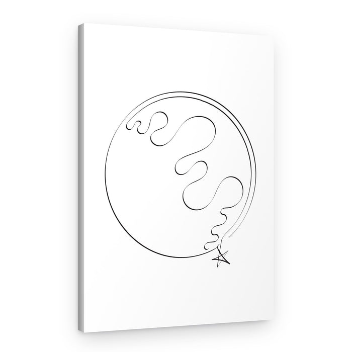 Moon Star Dreamscape – Canvas Print