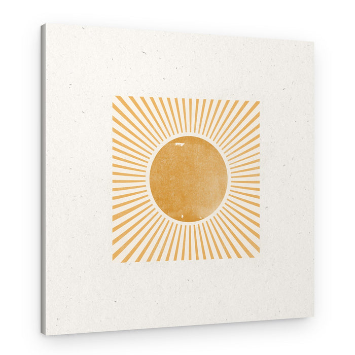 Radiant Sunburst – Canvas Print