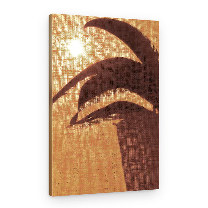 Golden Morning Silhouette – Canvas Print
