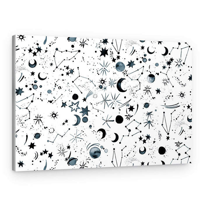 Celestial Night Sky – Canvas Print