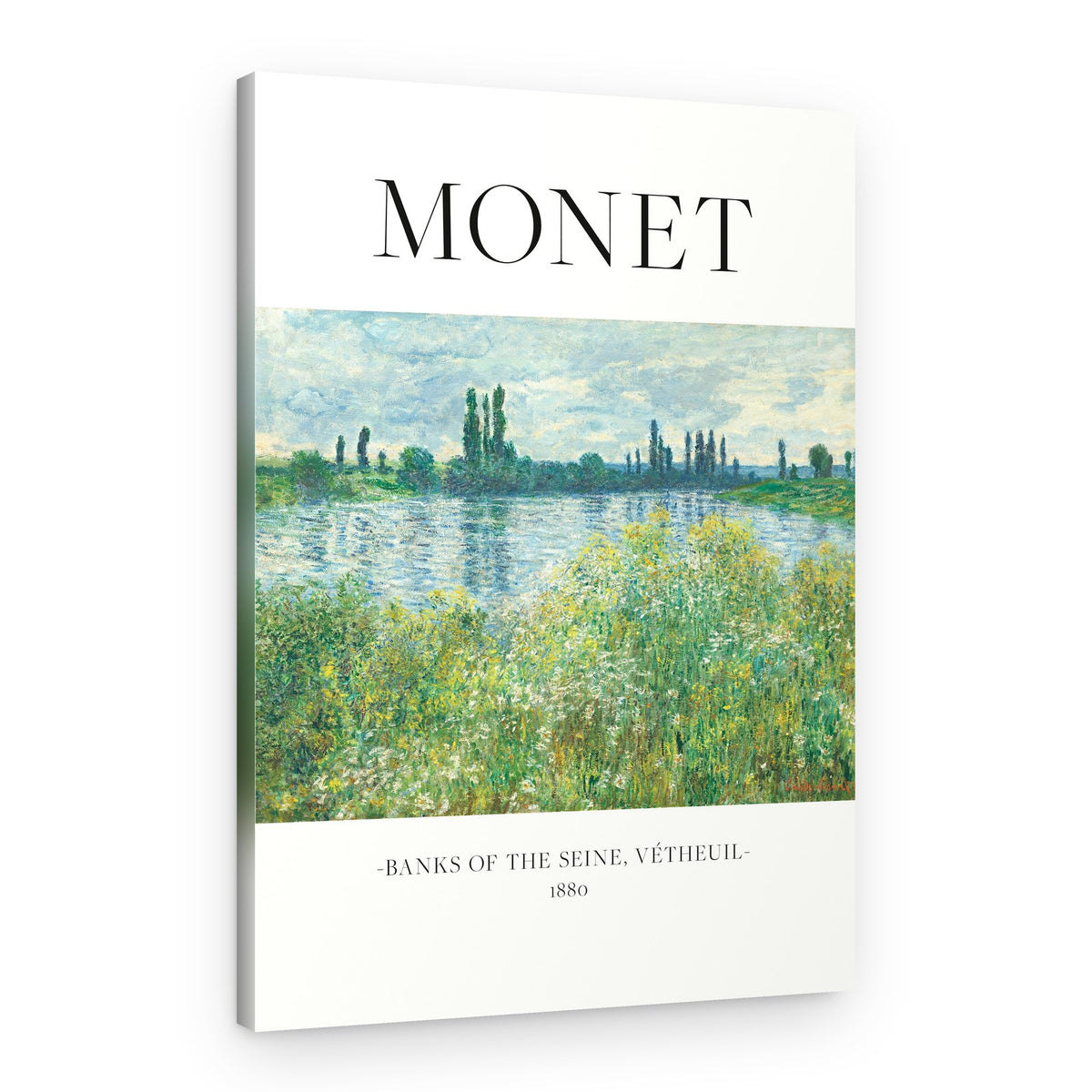 Banks Of The Seine – Canvas Print