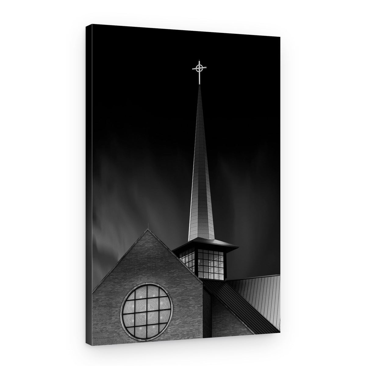 Moody Church Steeple – Canvas Print
