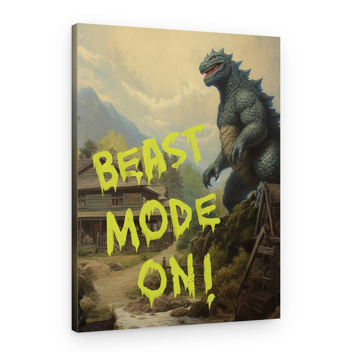 Beast Mode On – Canvas Print