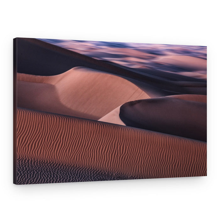 Warm Desert Patterns – Canvas Print