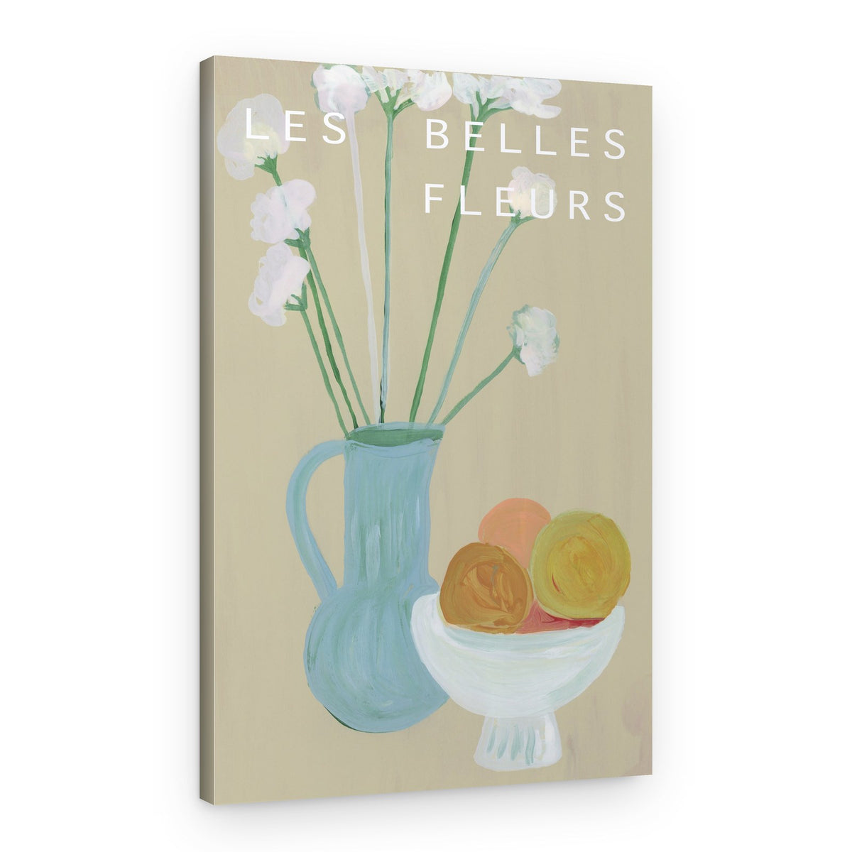Les Belles Fleurs Still Life – Canvas Print