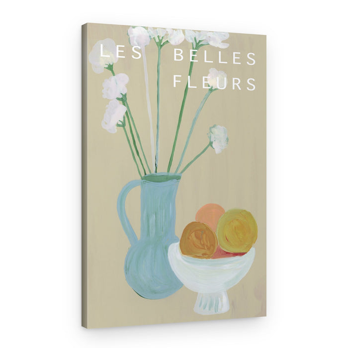Les Belles Fleurs Still Life – Canvas Print