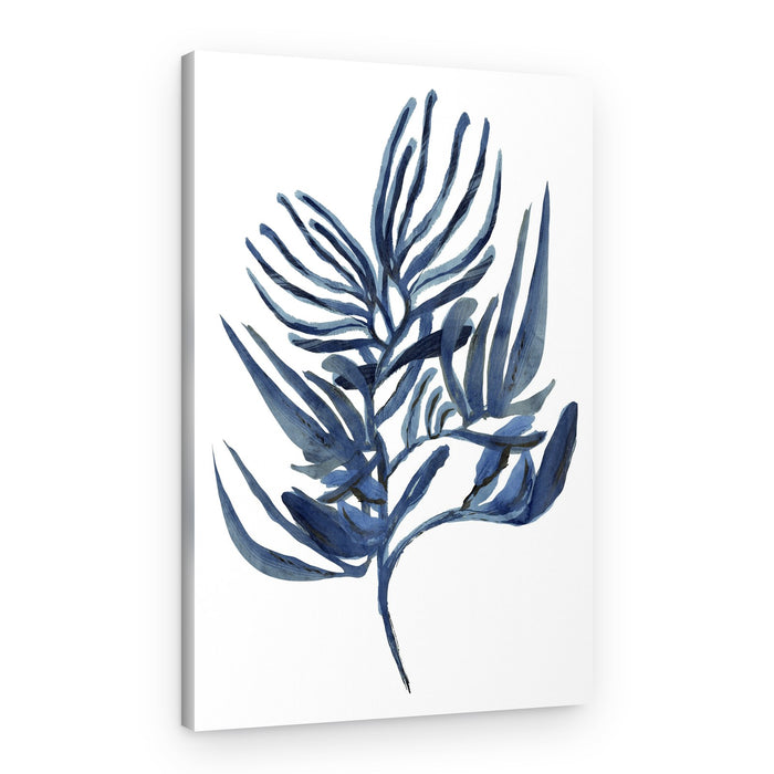 Indigo Botanical Study – Canvas Print