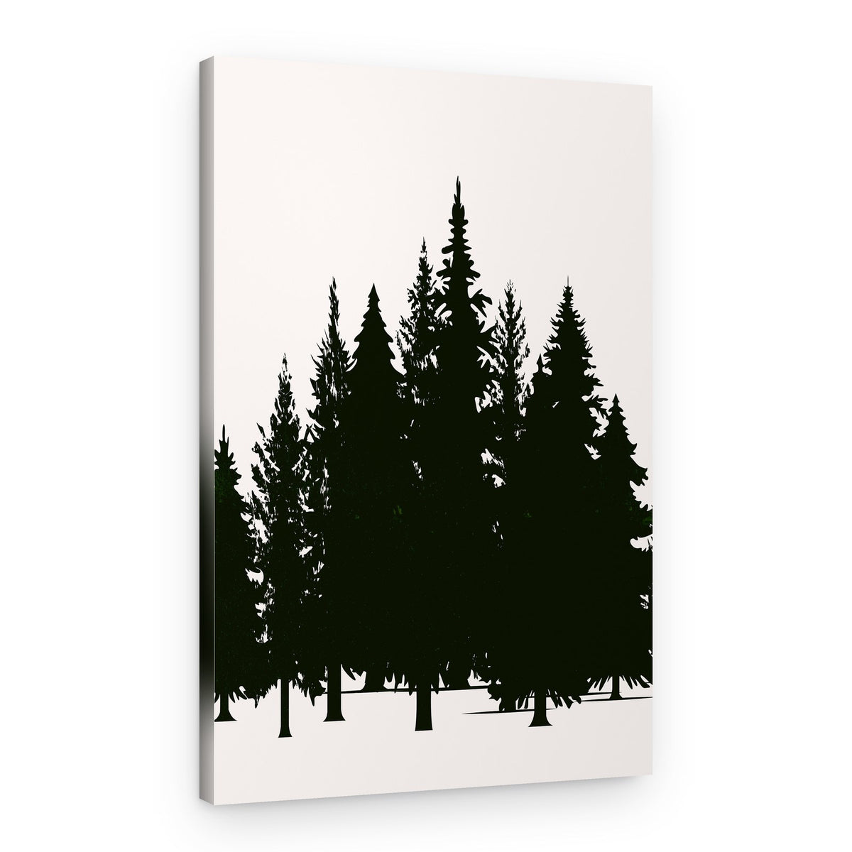 Tannenwald (dark) – Canvas Print