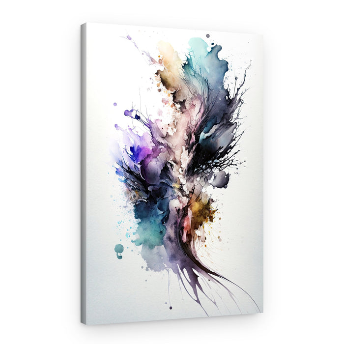 Vibrant Watercolor Splash – Canvas Print