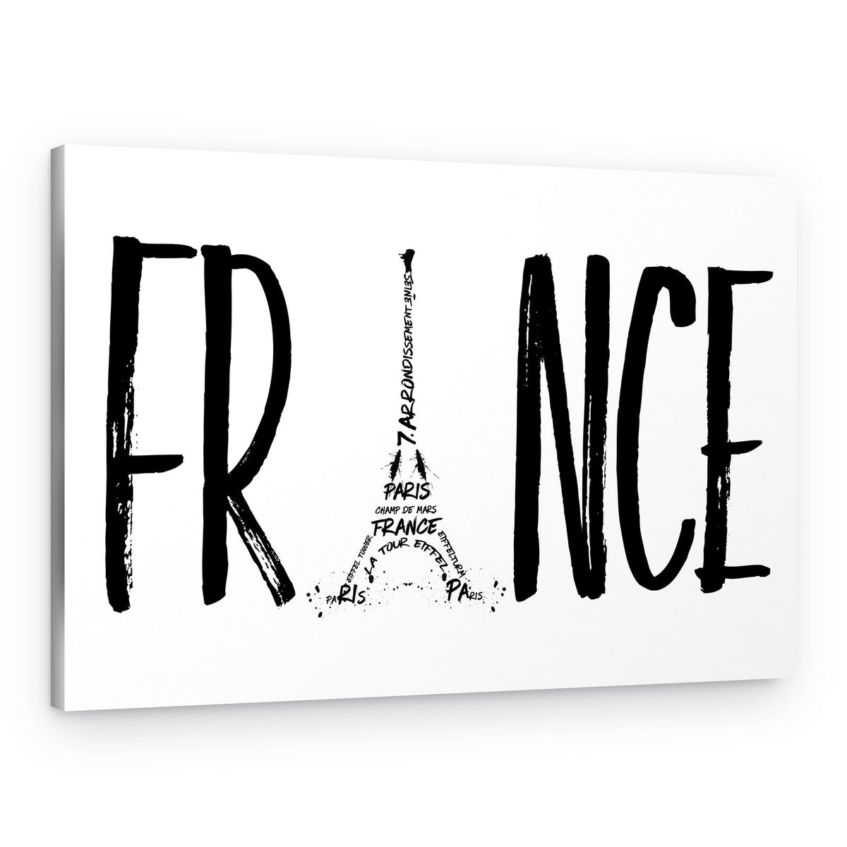 Paris France Eiffel Tower – Canvas Print