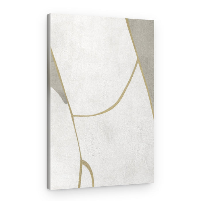 Neutral Abstract Curves – Canvas Print