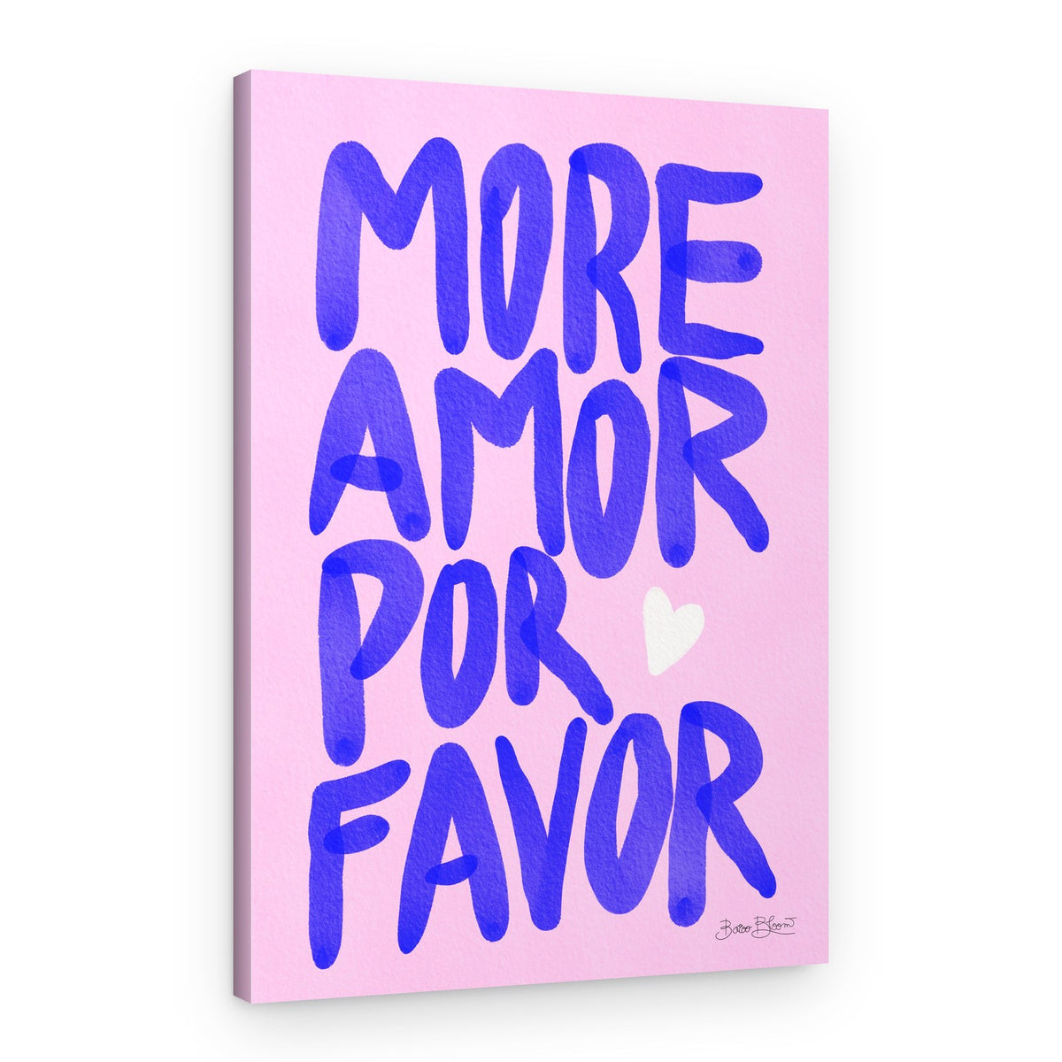 More Amor Por Favor – Canvas Print