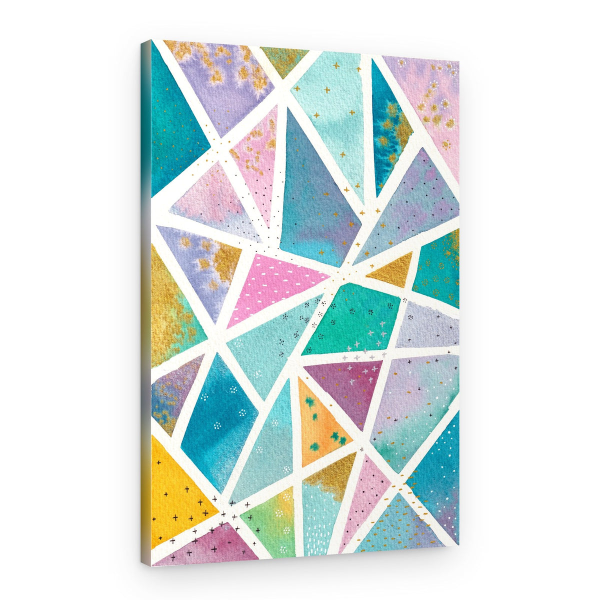Colorful Geometric Mosaic – Canvas Print