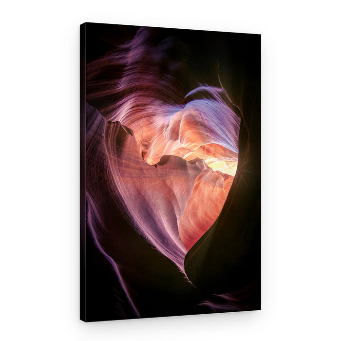 Desert Canyon Glow – Canvas Print