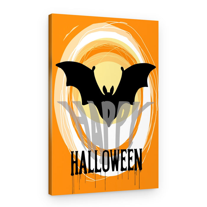 Spooky Halloween Bat – Canvas Print