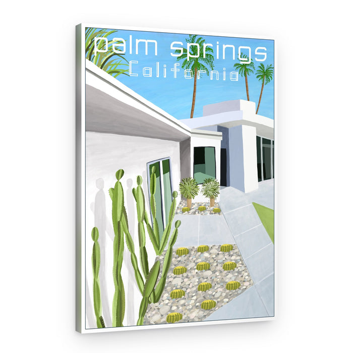 Palm Springs Desert House – Canvas Print
