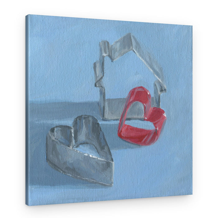 Home Heart Cutters – Canvas Print