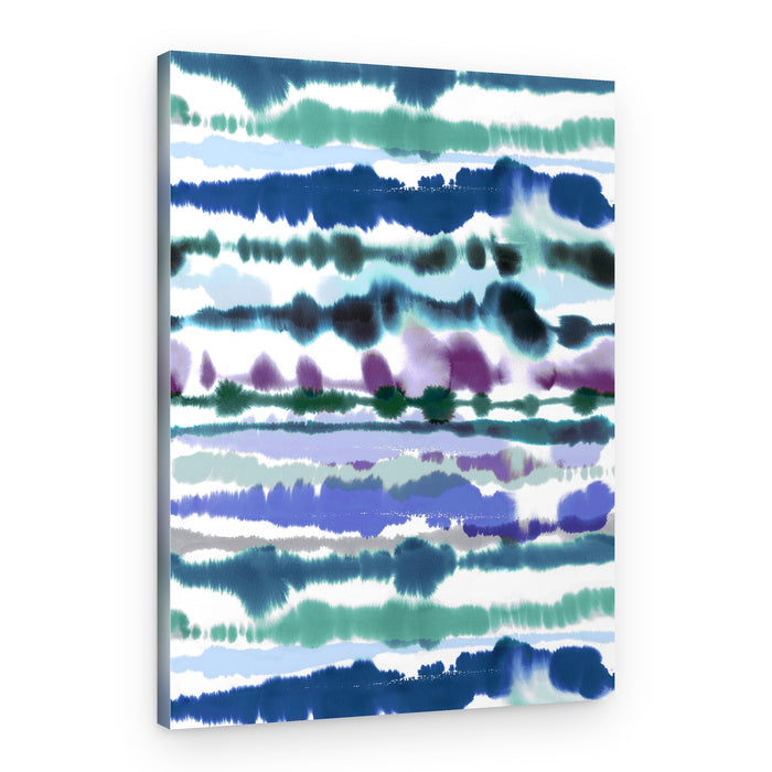 Abstract Watercolor Stripes – Canvas Print