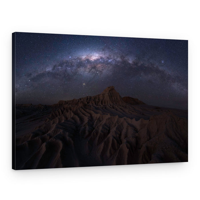 Milky Way Desert Night – Canvas Print