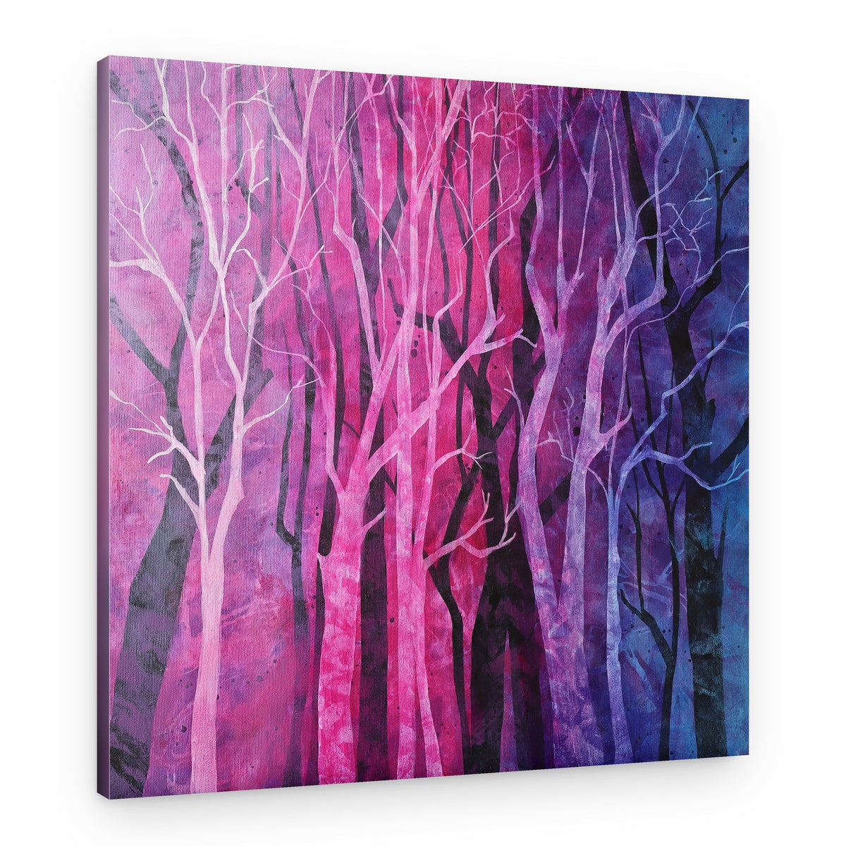 Vibrant Forest Glow – Canvas Print