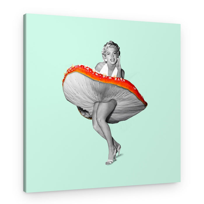Classic Mushroom Glamour – Canvas Print