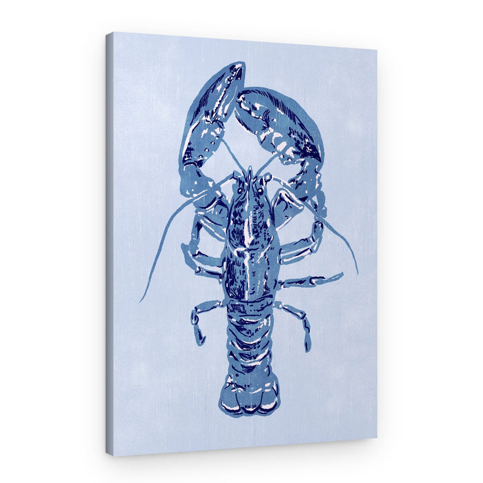 Indigo Blue Lobster – Canvas Print