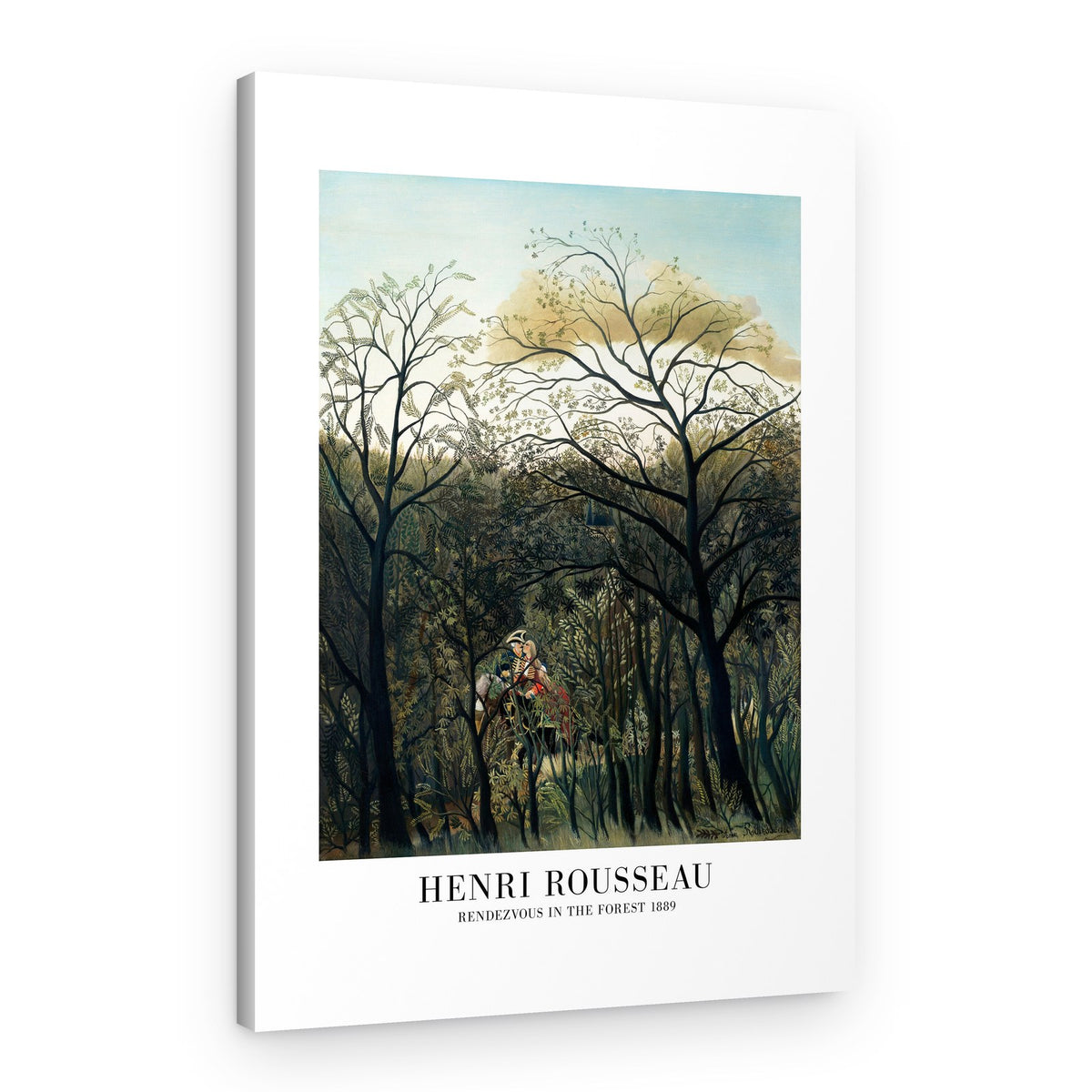 Rendezvous In The Forest – Canvas Print
