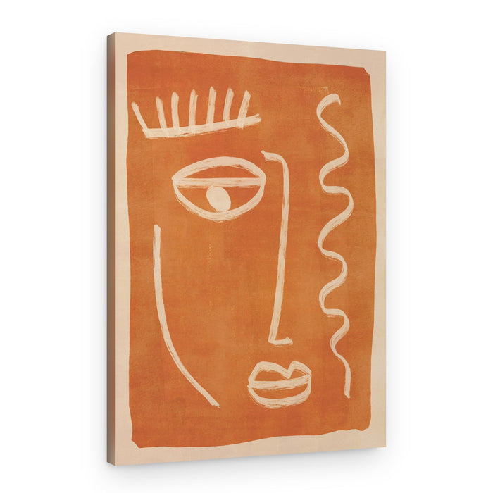 Abstract Face Portrait – Canvas Print