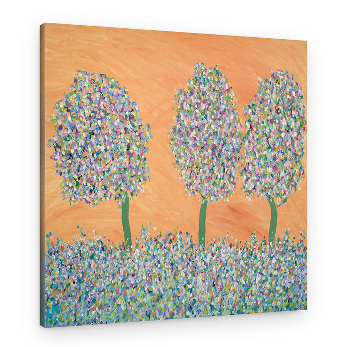 Vibrant Spring Trees – Canvas Print