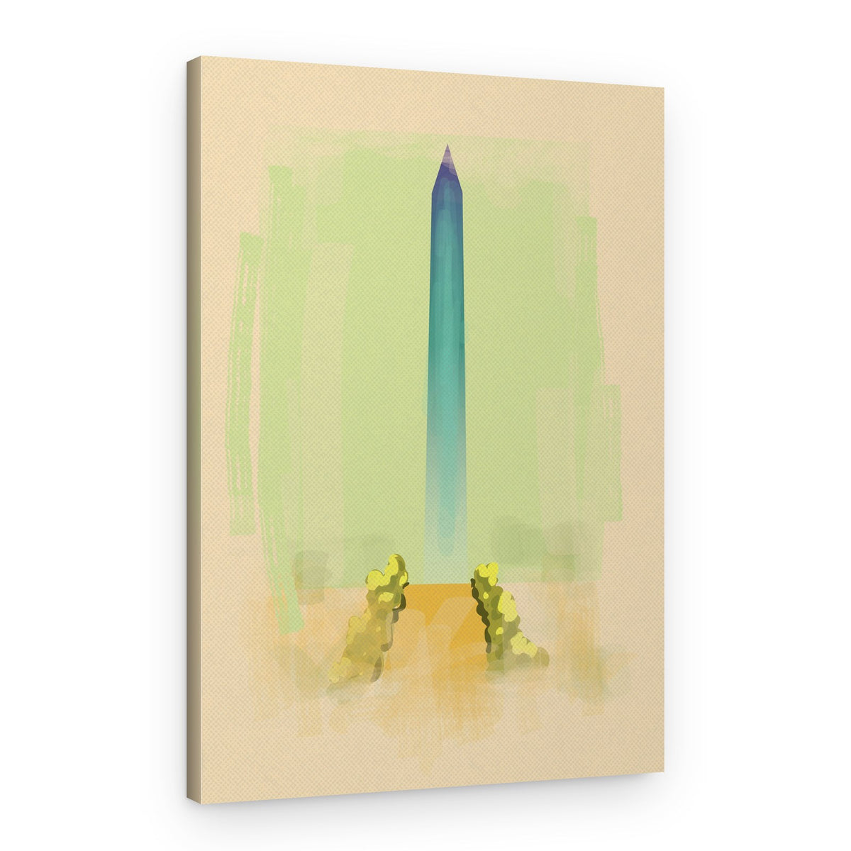 Blue Pencil Launch – Canvas Print