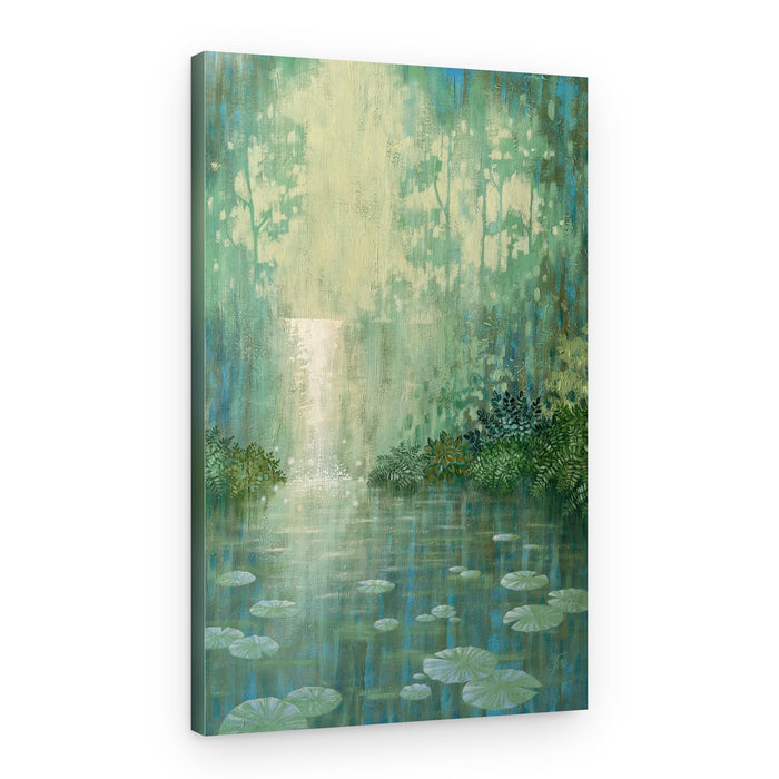Luminous Forest Pond – Canvas Print