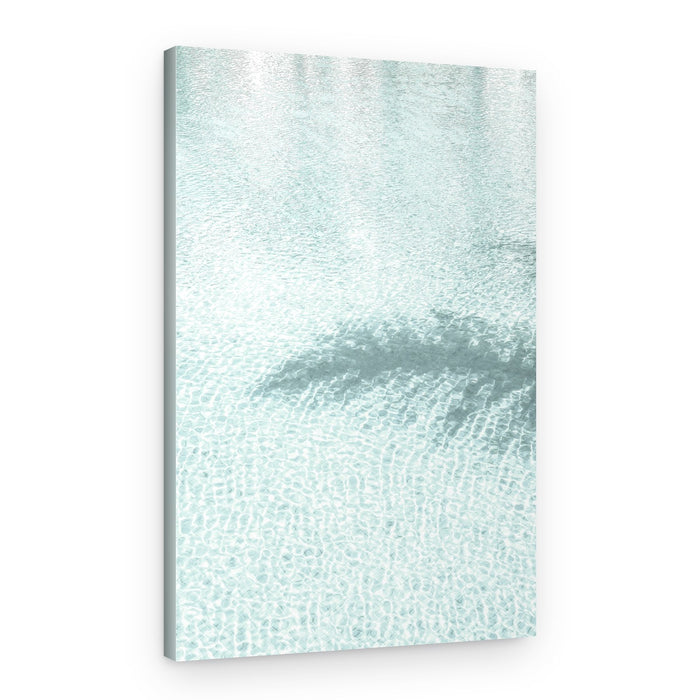 Clear Aqua Ripples – Canvas Print