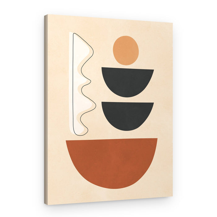 Earthy Geometric Shapes – Canvas Print