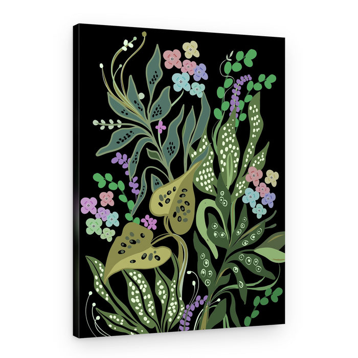Botanical Night Garden – Canvas Print
