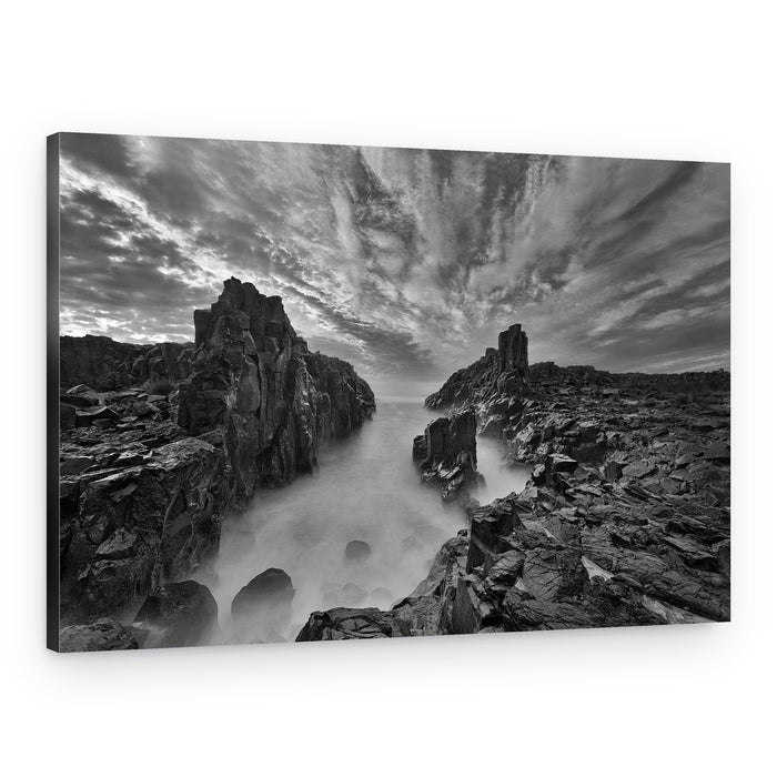 Dramatic Coastal Rocks – Canvas Print