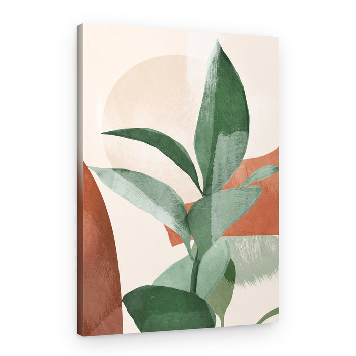 Abstract Botanical Shapes – Canvas Print