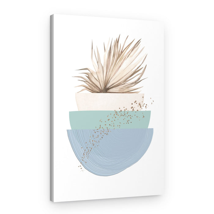Boho Botanical Stacks – Canvas Print