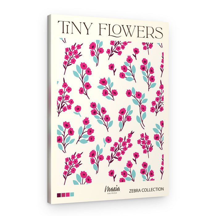 Tiny Pink Blooms – Canvas Print