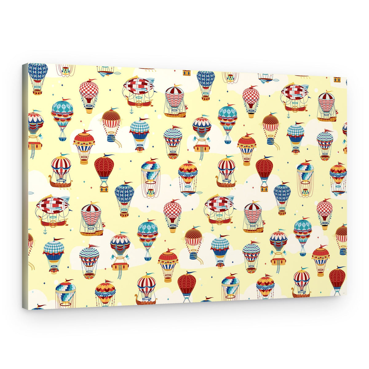 Whimsical Hot Air Balloons – Canvas Print